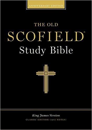 Cover page of a published Old Scofield Study Bible