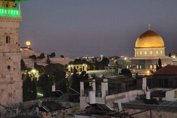 Temple Mount moonrise